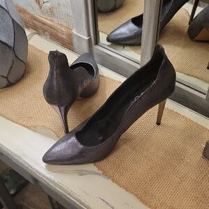 Aldo Shimmering Black High Heels Womens Size 10